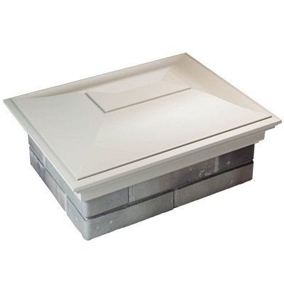 Колпак ZKING МОНБЛАН 520х385мм Бежевый на столб 2х1.5 кирпича