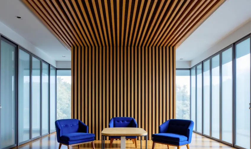 Стальная кубообразная рейка для стен и потолков