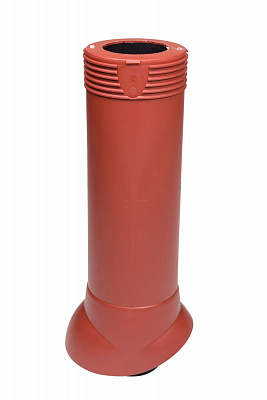 Вентиляционный выход канализац.стояка изолир. 110/160/500 (красный)