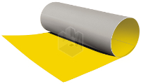 Гладкий плоский лист рулонной стали RAL 1018 Желтый ш1.25 0,45мм