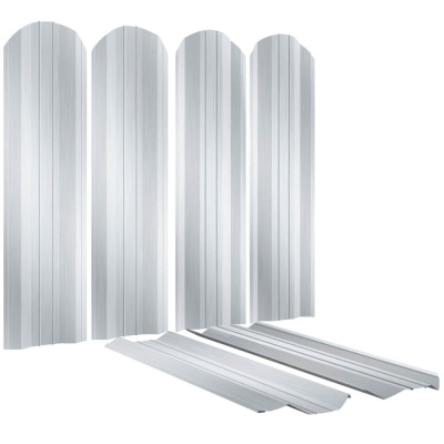 Штакетник (евроштакетник) ЭКО-М 95мм Оцинкованный для забора