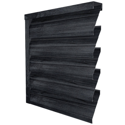 Ламель усиленная ЭКО-Z-US Черное Дерево 3D Принтек двусторонний