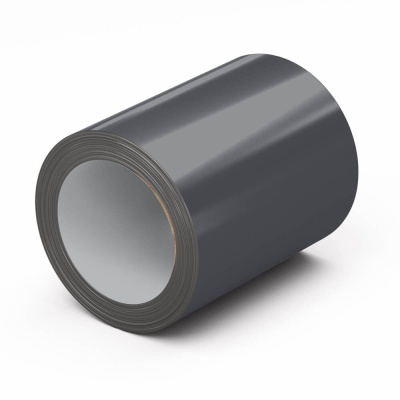 Рулон стали полиэстер RAL7024 Серый Графит 0.45х1250мм открытый