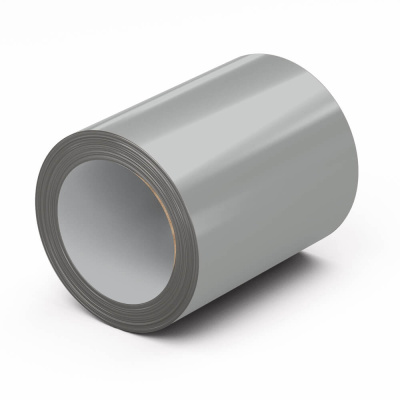 Рулон стали полиэстер RAL9006 Серебро 0.45х1250мм открытый
